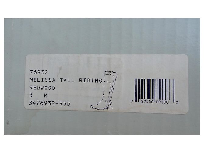 Frye Melissa Tall Leder-Reitstiefel Braun - Ansicht 9