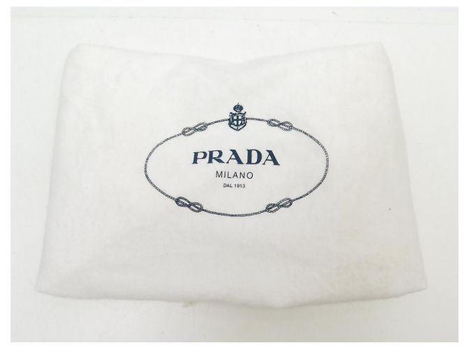 BORSA A MANO PRADA BOWLING BN1331 IN PELLE TESSUTO E NYLON PILESATO NERO - vista 18