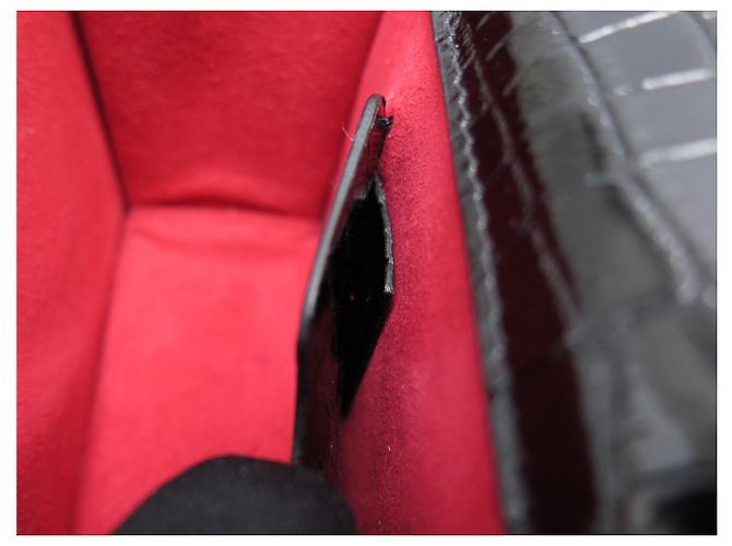 ALEXANDER MCQUEEN MINI JEWELLED KNUCKLE BORSA IN PELLE EFFETTO COCCO - vista 15