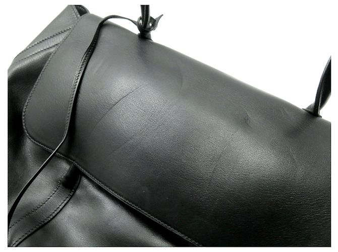 Hermès HERMES INITIAL MARTIN MARGIELA HANDTASCHE AUS SCHWAREM SWIFT-KALBSLEDER CABAS TOTE BAG - Ansicht 13