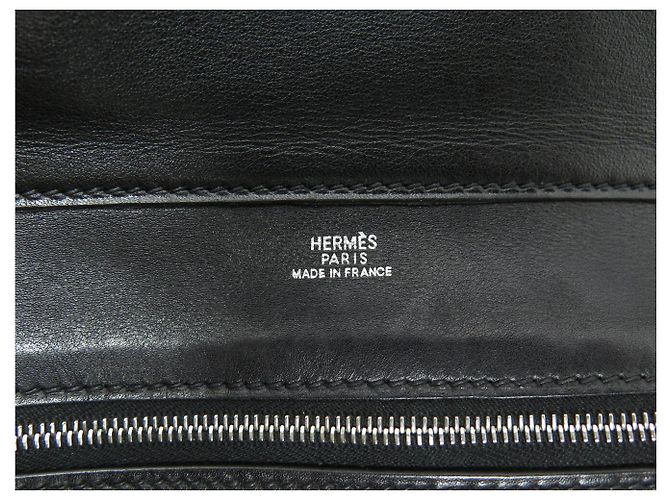Hermès HERMES INITIAL MARTIN MARGIELA HANDTASCHE AUS SCHWAREM SWIFT-KALBSLEDER CABAS TOTE BAG - Ansicht 7