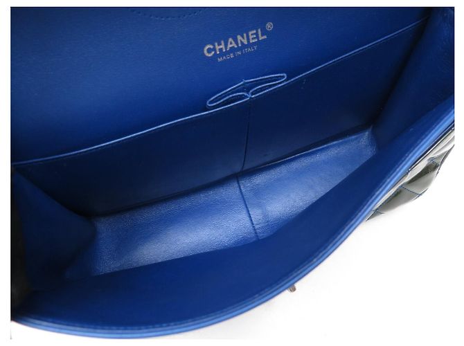 BORSA A MANO CHANEL GRAND CLASSIQUE TIMELESS JUMBO IN PELLE OLOGRAFICA - vista 12
