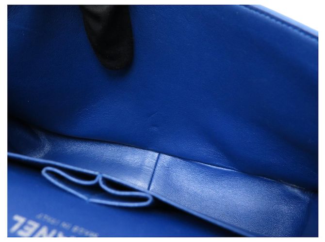 BORSA A MANO CHANEL GRAND CLASSIQUE TIMELESS JUMBO IN PELLE OLOGRAFICA - vista 16