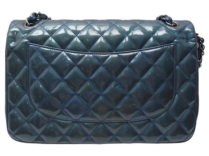BORSA A MANO CHANEL GRAND CLASSIQUE TIMELESS JUMBO IN PELLE OLOGRAFICA - vista 2