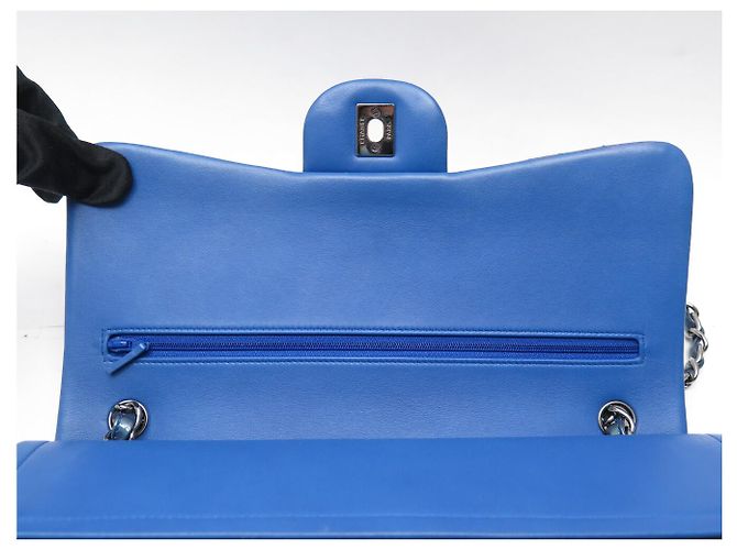 BORSA A MANO CHANEL GRAND CLASSIQUE TIMELESS JUMBO IN PELLE OLOGRAFICA - vista 6