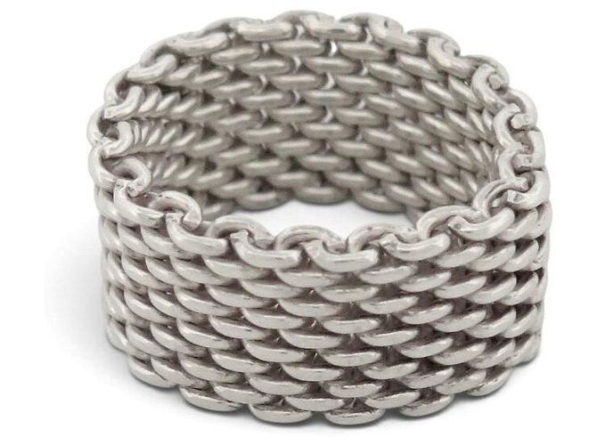 NEU TIFFANY & CO SOMERSET RING 54 GLIEDER STERLINGSILBER 925 8G BOX - Ansicht 2