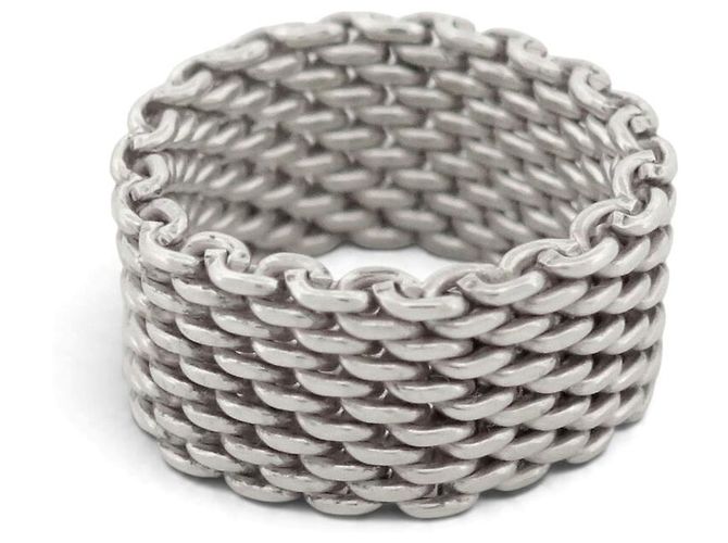 NEU TIFFANY & CO SOMERSET RING 54 GLIEDER STERLINGSILBER 925 8G BOX - Ansicht 3