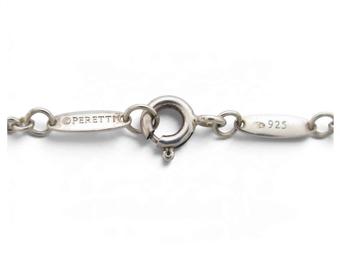 Tiffany & Co BRACCIALE TIFFANY OPEN HEART ELSA PERETTI ARGENTO MASSICCIO 925 E ORO ROSA 18K - vista 7