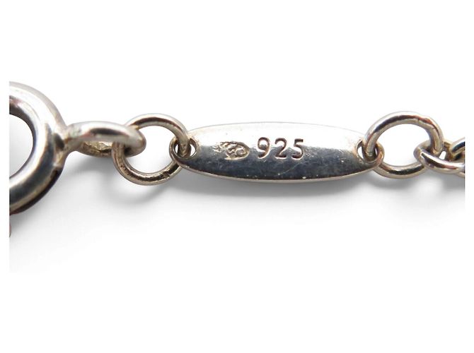Tiffany & Co BRACCIALE TIFFANY OPEN HEART ELSA PERETTI ARGENTO MASSICCIO 925 E ORO ROSA 18K - vista 8