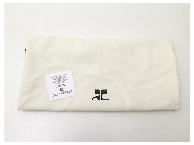 NUOVA BORSA A MANO COURREGES LOOP SMALL IN PELLE VERNICIATA NERA BORSA A TRACCOLLA - vista 11