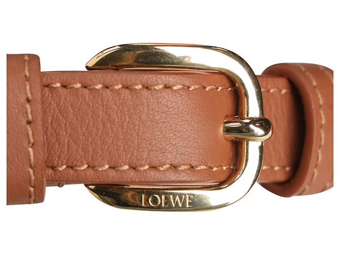 Borsa a tracolla Medium Swing Loewe x Paula's Ibiza in rafia arancione - vista 8