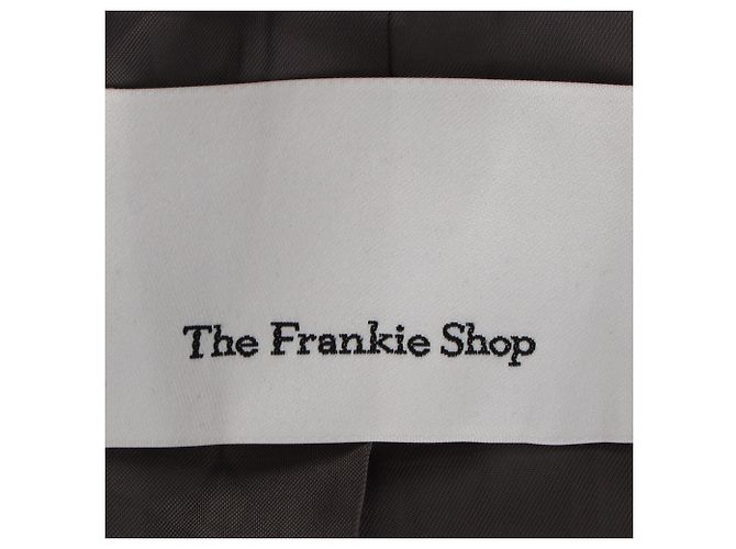 Autre Marque Blazer cruzado The Frankie Shop en poliéster marrón - vista 4