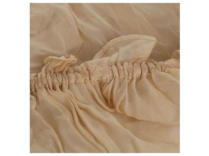 Blusa drapeada Illuminate de Zimmermann en viscosa beige - vista 12