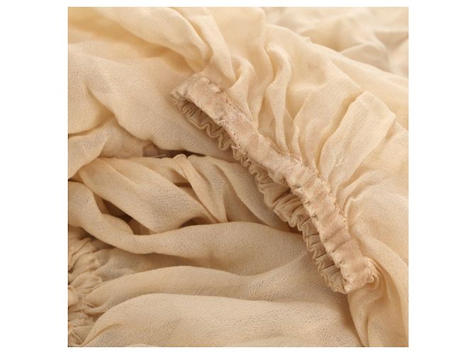 Blusa drapeada Illuminate de Zimmermann en viscosa beige - vista 13