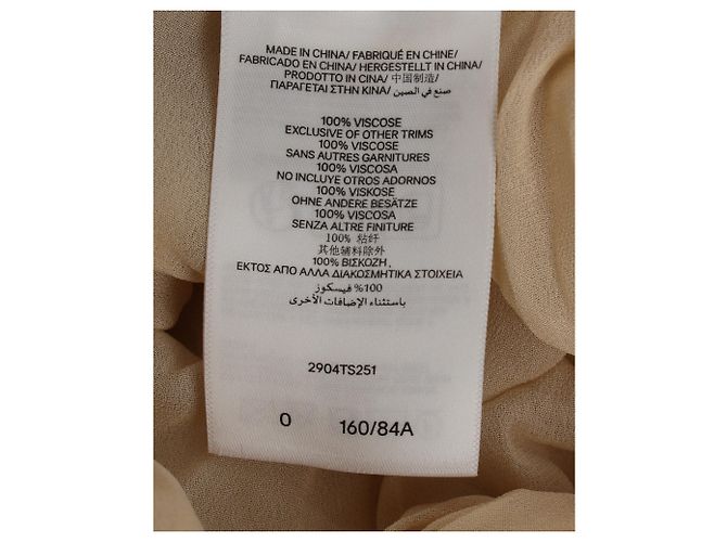 Blusa drapeada Illuminate de Zimmermann en viscosa beige - vista 5