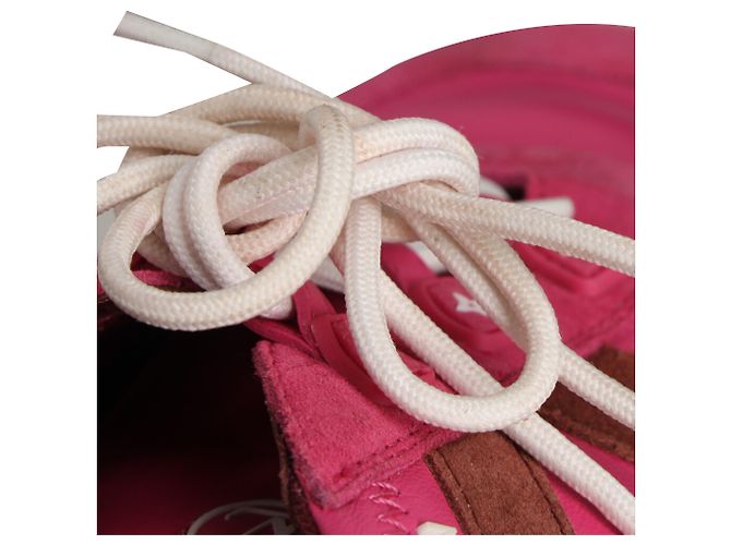 Sapatilhas baixas Louis Vuitton LV Sneakerina em camurça e pele rosa - vista 18