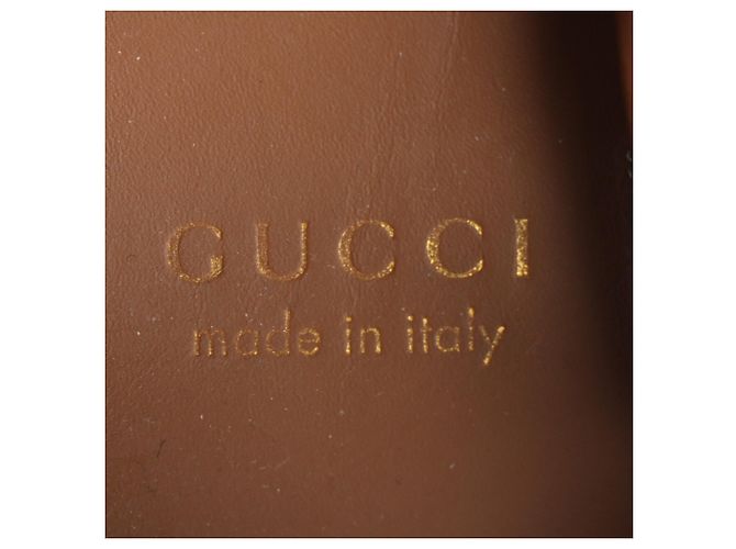 Sneakers Gucci Shift in camoscio e mesh marrone - vista 8