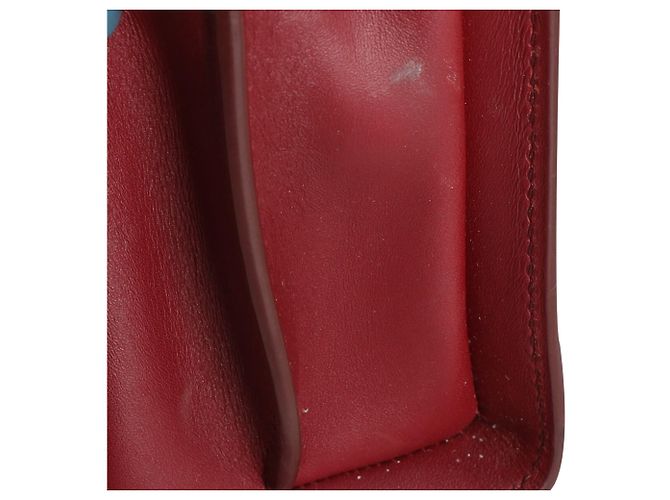 Borsa Max Mara Micro Whitney in pelle bordeaux - vista 11