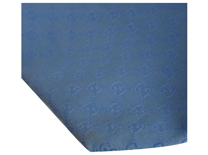 Bolso Tote Gucci Medium Totissima en lona azul - vista 12
