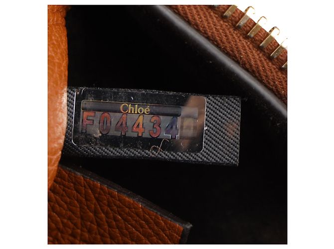 Borsa Hobo Bracelet Chloé in pelle di vitello marrone - vista 10