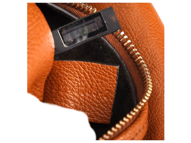 Borsa Hobo Bracelet Chloé in pelle di vitello marrone - vista 11
