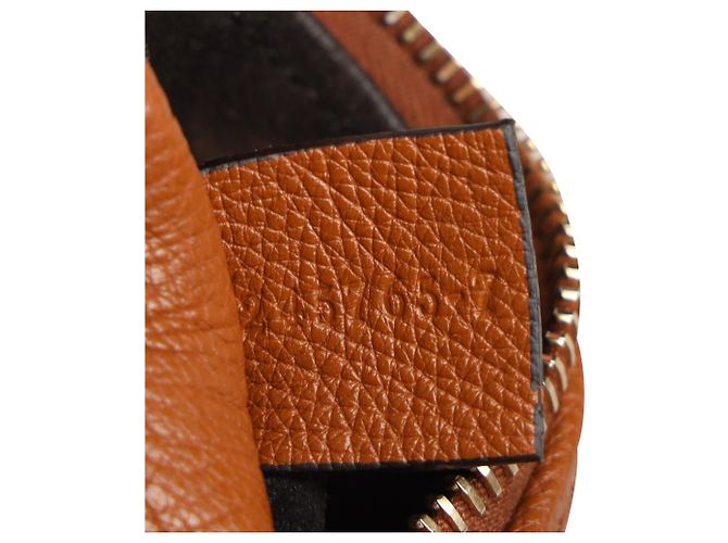 Borsa Hobo Bracelet Chloé in pelle di vitello marrone - vista 12