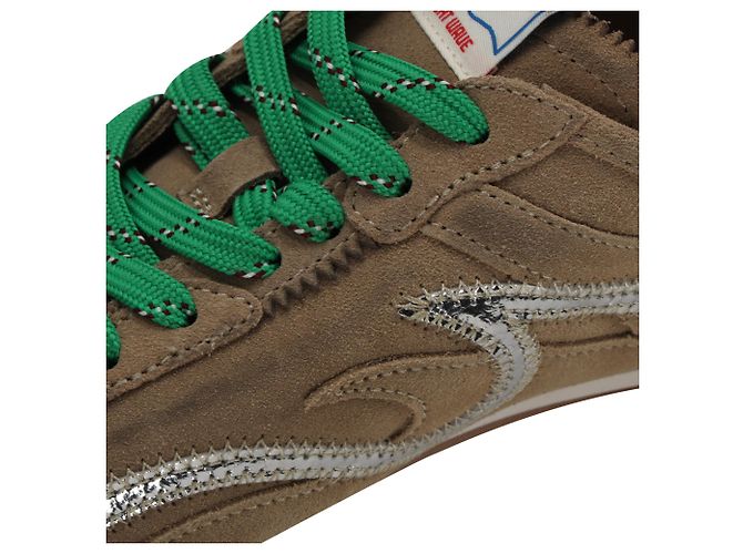 Sneakers Sandro Light Wave in camoscio marrone - vista 16