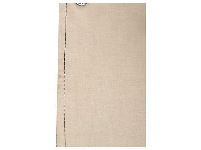 Gabardina Fay con cuello y bolsillos en algodón negro - vista 15