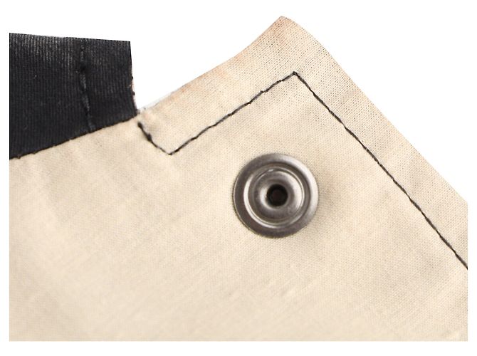 Gabardina Fay con cuello y bolsillos en algodón negro - vista 20