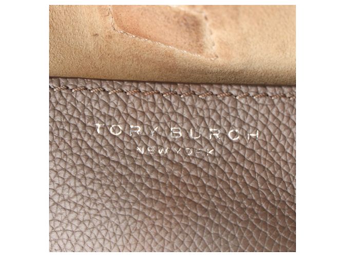 Borsa a secchiello Tory Burch Romy in pelle di vitello marrone - vista 2