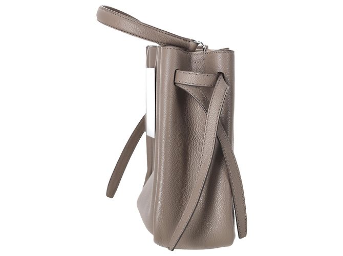 Borsa a secchiello Tory Burch Romy in pelle di vitello marrone - vista 5