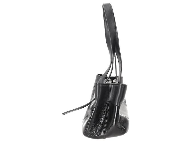 Off White Off-White Oyah kleine Schultertasche aus schwarzem Kalbsleder - Ansicht 2