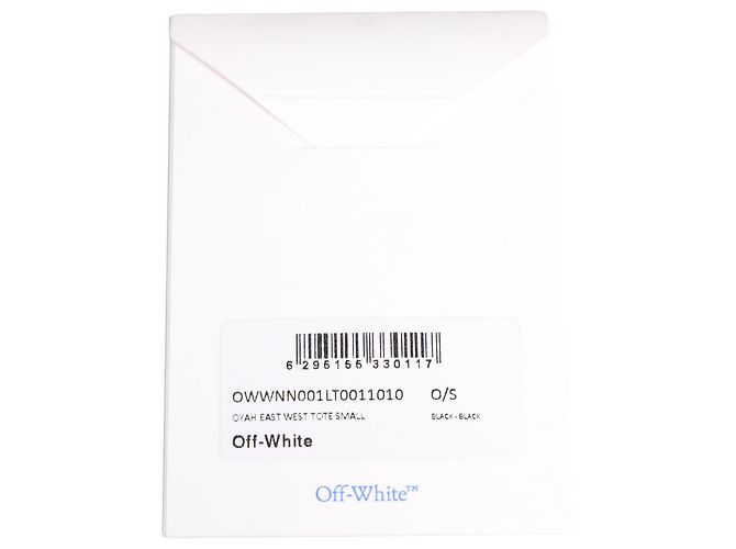 Off White Off-White Oyah kleine Schultertasche aus schwarzem Kalbsleder - Ansicht 9