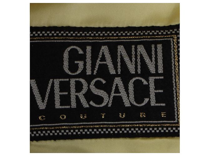 Blazer de jacquard floral Gianni Versace en rayón azul - vista 5