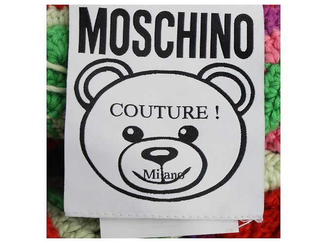 Gonna maxi in patchwork crochet Moschino Couture in cotone multicolore - vista 4
