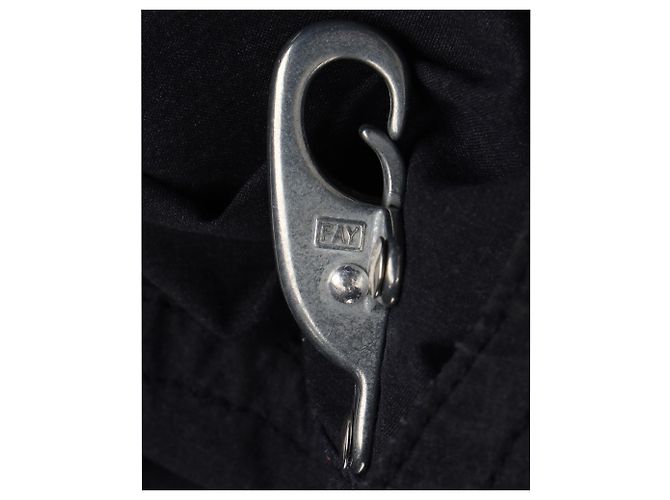 Chaqueta con bolsillos parche Fay en algodón negro - vista 7