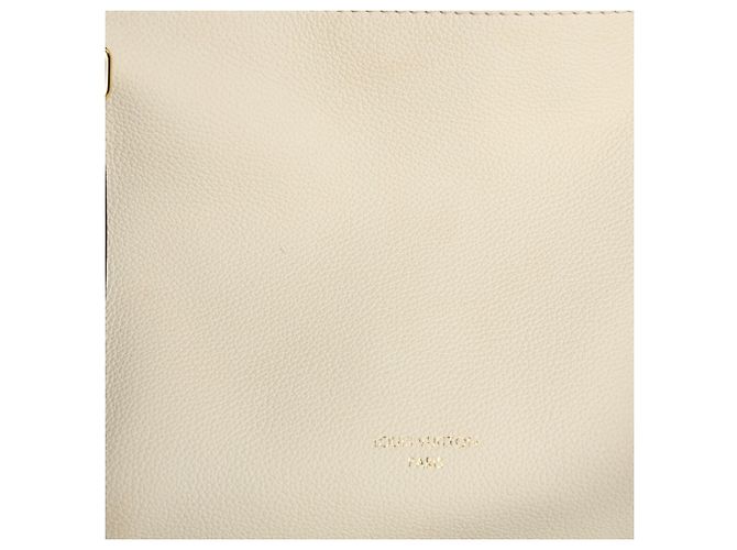 Borsa a tracolla Louis Vuitton Express PM in pelle di vitello bianca - vista 14