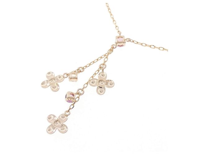 Autre Marque Collana Tourmaline Fiore Au750 - vista 4