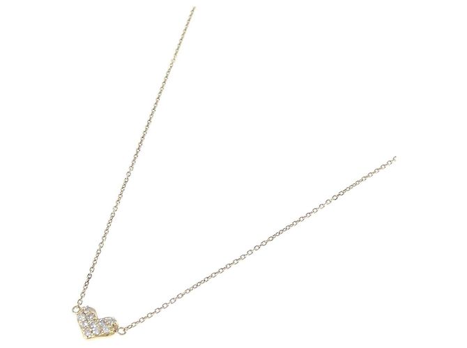 Autre Marque Collana Cuore con Diamanti Au750 - vista 2