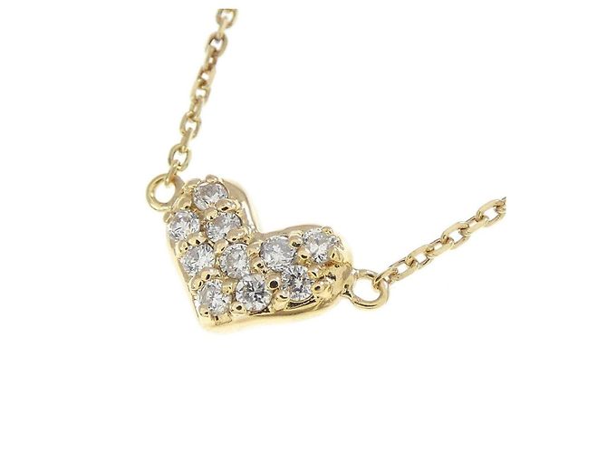 Autre Marque Collana Cuore con Diamanti Au750 - vista 3