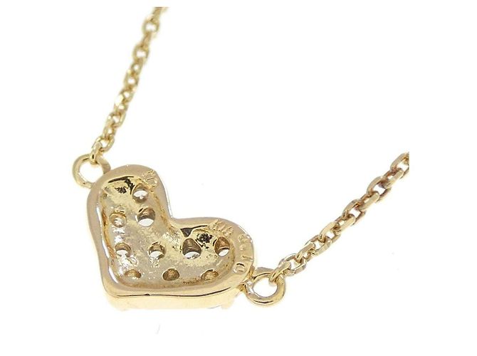 Autre Marque Collana Cuore con Diamanti Au750 - vista 4