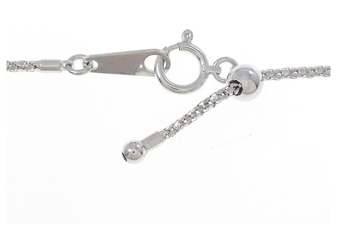 Autre Marque Collana in oro bianco Au750 e diamanti - vista 5
