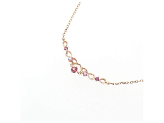 Autre Marque Collana in Topazio K10 Pink Gold - vista 3