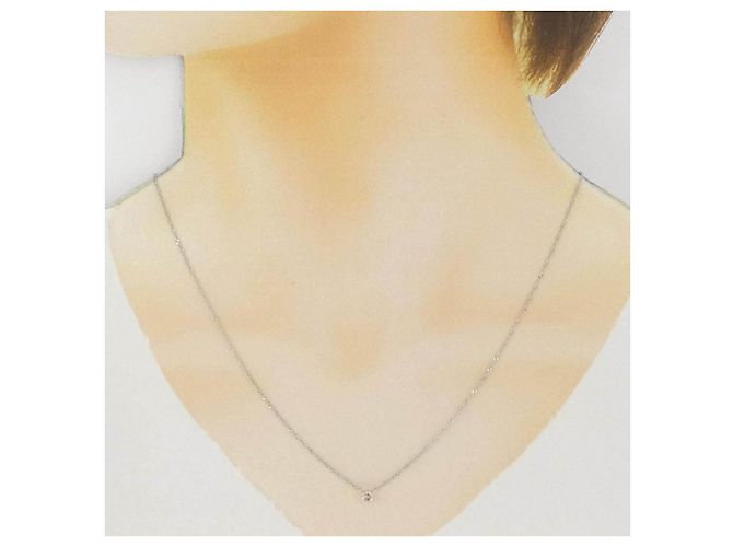 Autre Marque Diamantenhalskette Pt900 Pt850 - Ansicht 6