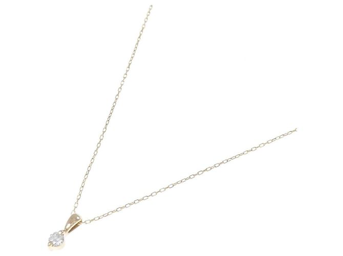 Autre Marque Collar de oro amarillo K10 con diamantes - vista 2