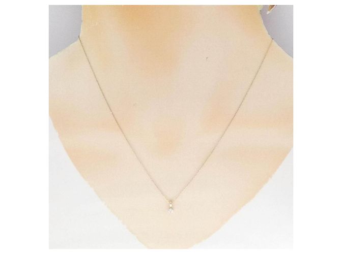 Autre Marque Collar de oro amarillo K10 con diamantes - vista 6