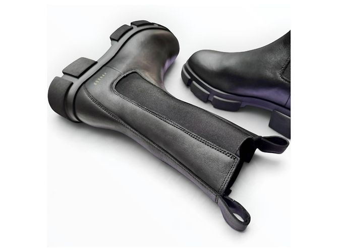 Autre Marque Copenhagen Studios Botas Chelsea de cuero negro - vista 18