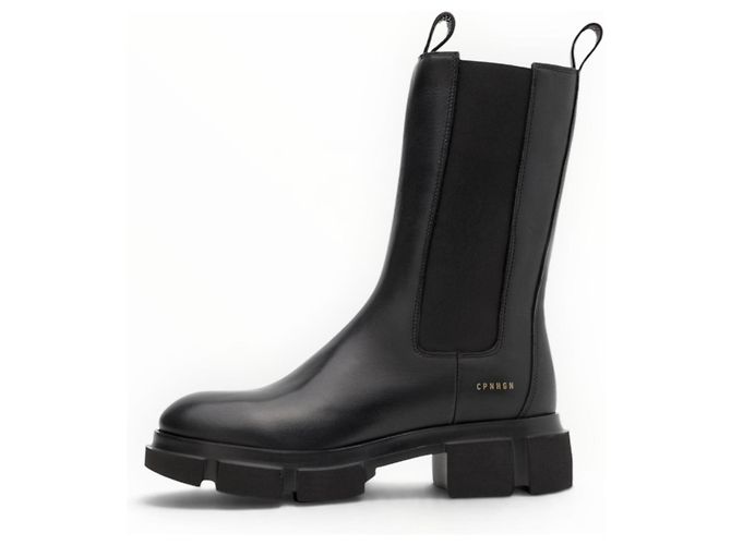 Autre Marque Copenhagen Studios Botas Chelsea de cuero negro - vista 7