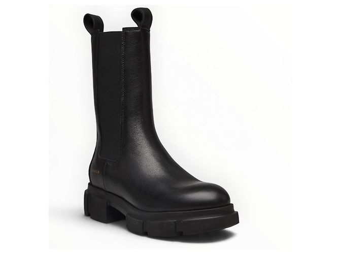 Autre Marque Copenhagen Studios Botas Chelsea de cuero negro - vista 11