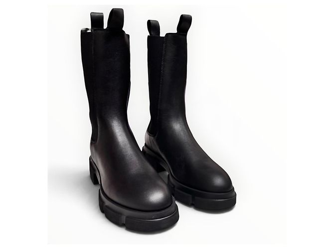 Autre Marque Copenhagen Studios Botas Chelsea de cuero negro - vista 19